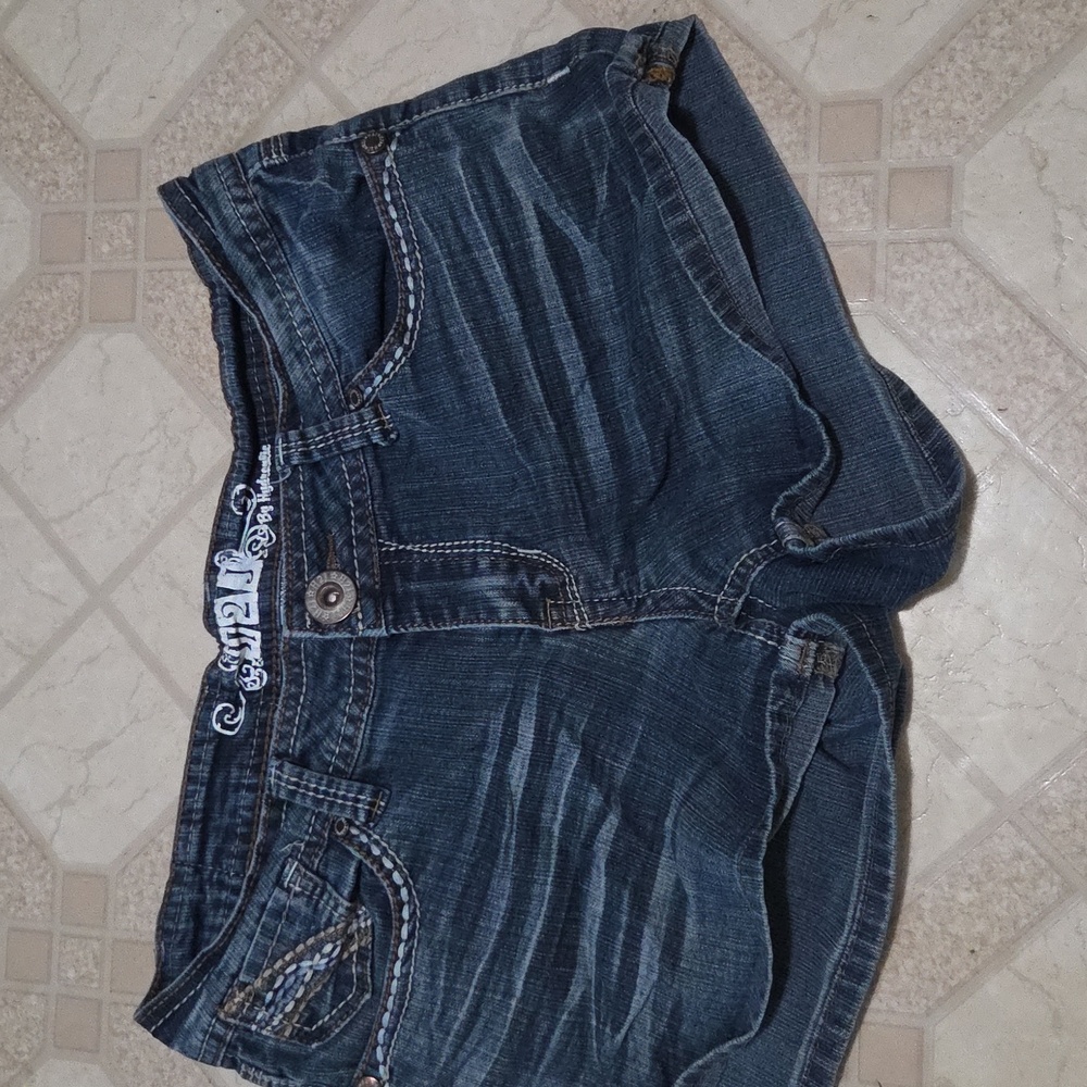Hydraulic Low Rise Jean Shorts Y2K